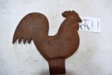 Hummer E184 Chicken Cast Iron Windmill Weight, 10