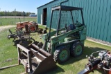 Mustang 330 Gas Skid Loader, Hydrostatic, Onan Engine, 60