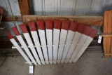 One Wooden Fin Section Off Of A Elgin #2 10' Windmill
