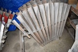 (6) Original Wooden Fin Sections, Unknown Make, 48