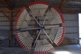 Fairbanks Morse Vaneless Restored Windmill Head, 10', Wooden Fins, Fairbanks Morse Weight,