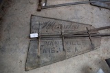 Monitor Evansville WI Metal Windmill Tail With Bracket, 90