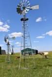 Stover Mfg. Co. Freeport Ill. Windmill Head With 3 Legged Tower