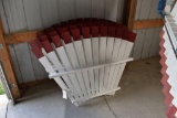 (6) Sections Of Remanufactured Wooden Monitor L Fins