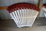(6) Sections Of Remanufactured Wooden Windmill Fins, Approx 50