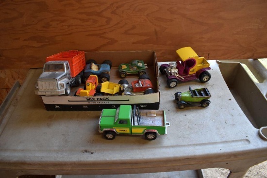 Box of Assorted Toys, some Tonka