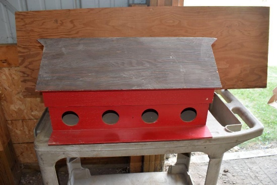 Custom Built Barn Bird Feeder