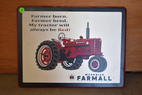 Poly Farmall Sign 16 1/2 x 11 1/2