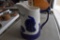 Blue & White Stoneware Pitcher