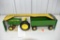 Ertl Blue Print Replica John Deere Utility Tractor with Wagon 1/16 scale with box