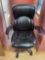 Leather Office Chair, Arm Rest, on wheels