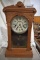 Walnut Waterbury Mantel Clock with Key and Pendulum 20