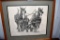 Framed Prince & King by E Winthhold Pencil Print No 32 of 250