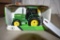 Ertl John Deere Utility Tractor, 1/32nd scale, with box