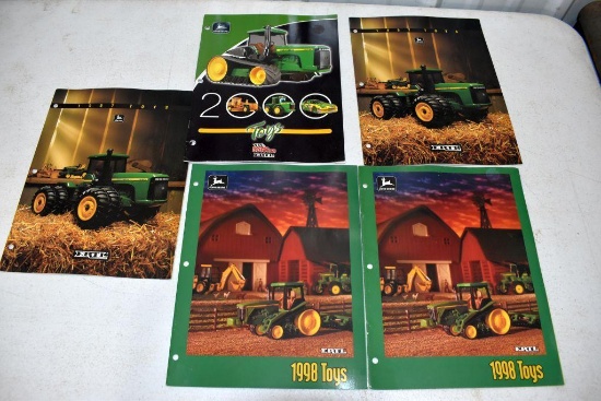 5 1990's John Deere Toy Catalogs