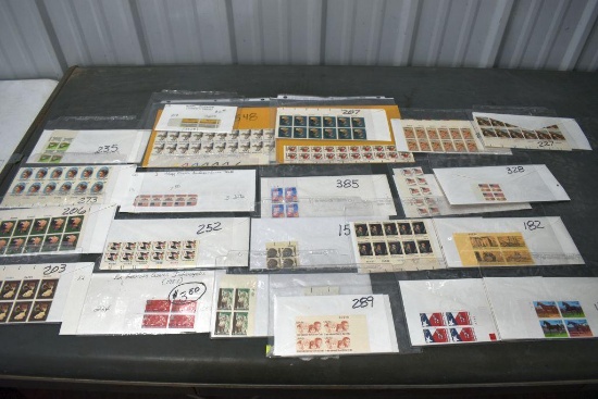 Assortment of 22 cent, 8 cent, 13 cent Stamps