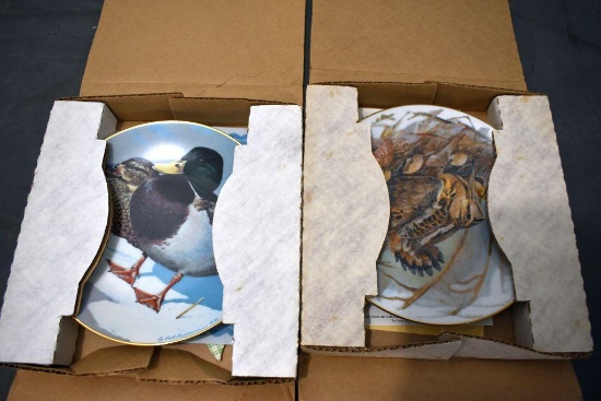 2 Wildlife Plates