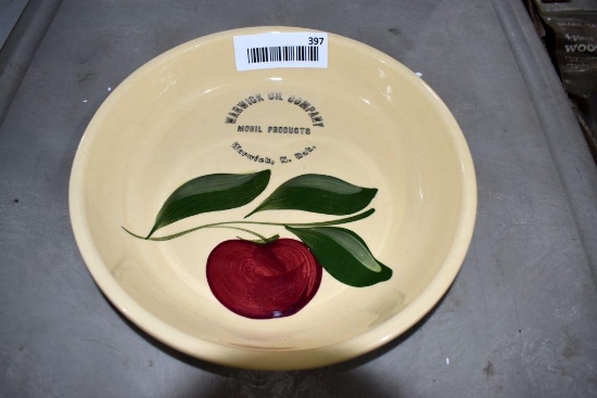 Watt Apple Pie Plate #33 From Warwick North Dakota