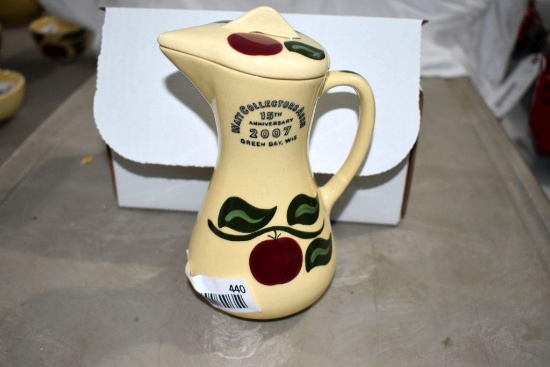 Watt Collectors Association 2007 #115 Coffee Server Artist in the Park from Green Bay Wi