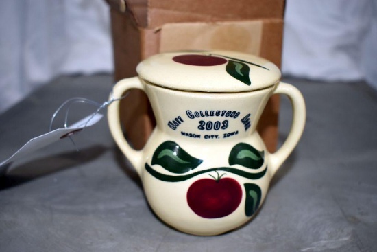 Watt Collectors Association 2003 Sugar with Lid from Mason City IA