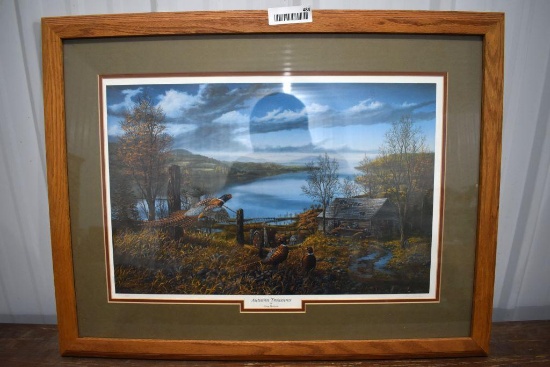 Framed and Matted Print "Autumn Treasures" by Greg Benson Number 484, 28" x 22"