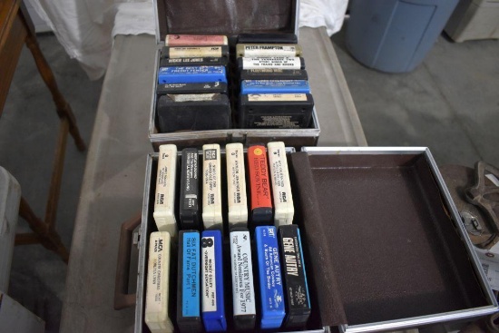Assortment of 8 Track Tapes
