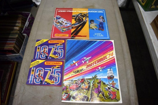 Assortment of Matchbox Lesney and Matchbox catalogs