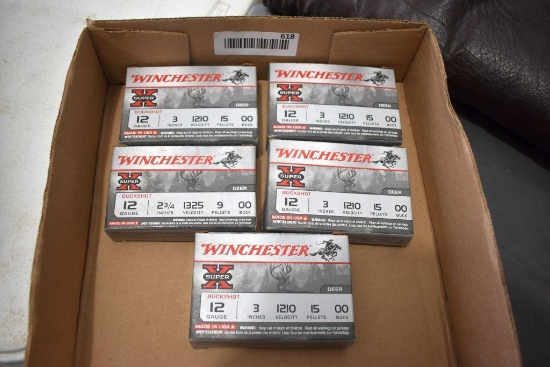 22 Rounds of Winchester 12 Gauge, Buck Shot OO, 3", ammo