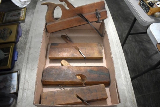 (4) Vintage Wood Molding Planes
