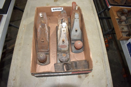 (4) Shelton No 9, Craftsman Wood Plane, One Wards Plane, Small Plane with no blade