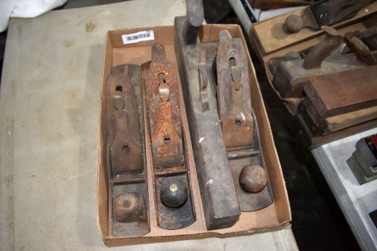 One Stanley No 5, Wards Master No 5, One Steel Wood Bottom , One Wood Bottom Planes