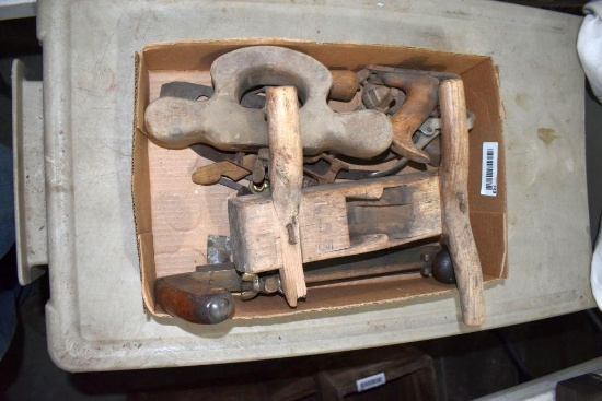 Assorted Wood Plane Parts