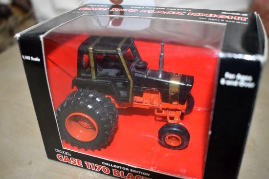 Ertl Case 1170 Black Knight, 1/43rd scale, with box