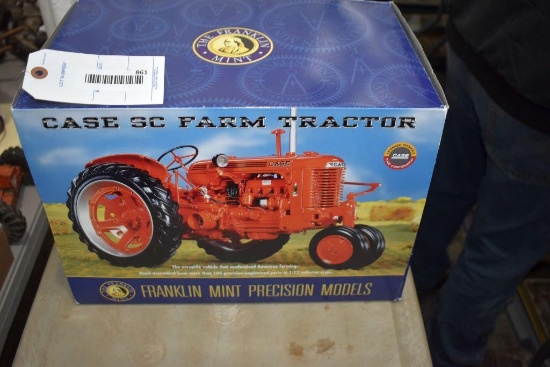Franklin Mint Case SC Farm Tractor, with box 1/12th scale