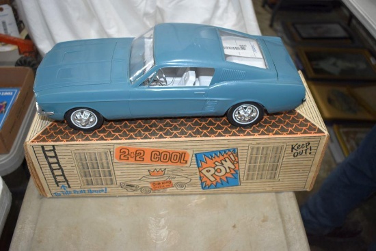 AMF Win - Mac 1967 Mustang GT Fastback 2+2, 16" Model With Box