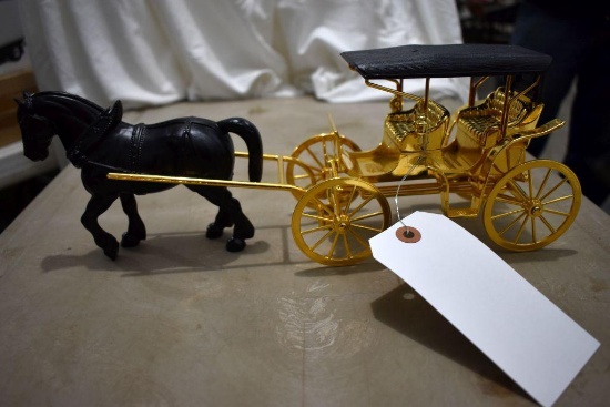 "People With A Mission" Horse and Buggy with John Deere Aftermarket 2000 Nashville '96 stamped