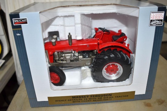 SpecCast Highly Detailed Massey Ferguson 98 Tractor with GM Diesel, 1/16th scale with box