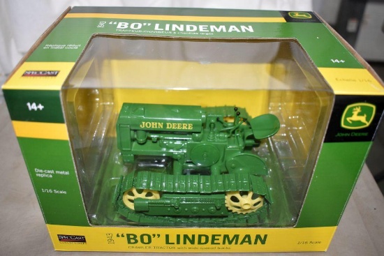 SpecCast John Deere BO Lindeman Crawler Tractor with Wide Space Tracks, 1/16 scale with box