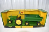 Ertl Britains John Deere 420 Tractor with Wagon, 1/16 Scale with box