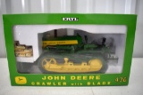 Ertl Twentieth Anniversary Plow City Farm Toy Show John Deere 430 Crawler with blade, 1/16 scale