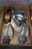 Assortment of Wooden and Plastic Decoys