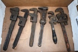 Assortment of Adjustable Vintage Wrenches