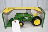 Ertl Blue Print Replica John Deere Utility Tractor with End Loader 1/16 scale with box