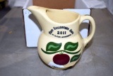 Watt Collectors Association 2011 Ice Lip Pitcher Signed Copy St Cloud MN