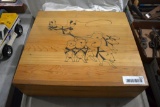 Wooden Box signed by B. R. Gillman