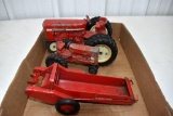 IH Tractors and Manure Spreader