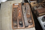 One Stanley No 5, Wards Master No 5, One Steel Wood Bottom , One Wood Bottom Planes
