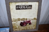 Framed Farmall Tractor Picture