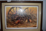 Rustic Retreat Pheasants by Rosemary Millette Framed Print, Signed 745 of 2663