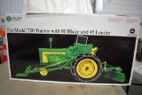 Precision Classics 18 John Deere 720 Tractor with 80 Blade and 45 Loader, with box